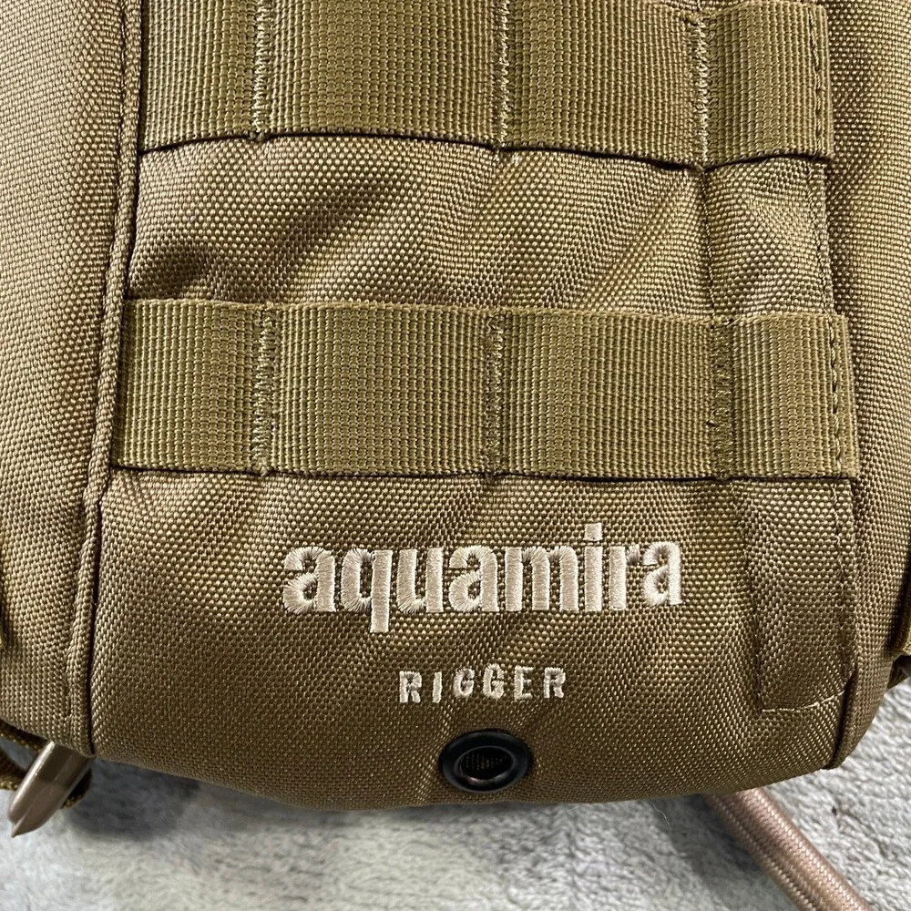 Aquamira Rigger Pressurized Hydration Pack Coyote Brown Tactical MOLLE‎ Backpack